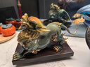 大明銅匠祥瑞銅貔貅擺件老板辦公室桌面家居客廳玄關(guān)裝飾高檔喬遷開業(yè)禮品 祥瑞貔貅左長35*12*19cm 曬單實拍圖