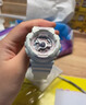 卡西歐（CASIO）手表女BABY-G時(shí)尚防水防震學(xué)生運(yùn)動(dòng)雙顯石英電子日韓表送女友禮物 BA-110FH-7A 夏日夢(mèng)幻炫白紫粉 曬單實(shí)拍圖