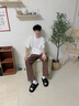 馬克華菲拖鞋男2025夏季新款輕奢外穿防滑沙灘運(yùn)動(dòng)休閑厚底高端男士一字拖 黑色 41 標(biāo)準(zhǔn)皮鞋碼 曬單實(shí)拍圖