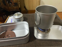 Ti artisan 鈦工匠戶外純鈦酒精爐煮茶氣化爐便攜野營液體爐具便攜野炊爐 鈦酒精爐+純鈦蝴蝶支架+滅火蓋 曬單實拍圖