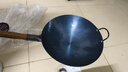 榮事達(dá)（Royalstar）章丘手工鍛打鐵鍋無(wú)涂層不粘炒菜鍋圓底老式炒鍋燃?xì)庠钣猩w38cm 曬單實(shí)拍圖