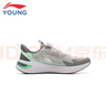 李寧童鞋兒童運(yùn)動(dòng)鞋男大童蜻躍2 V2減震回彈輕量休閑鞋37YKCV046-5 曬單實(shí)拍圖