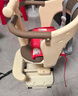 雅迪（yadea）電動(dòng)車摩登光芒兒童座椅前置通配型寶寶椅安全避震電瓶車兒童座椅包圍款-米白色 曬單實(shí)拍圖