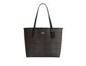 蔻馳（COACH）【品牌直供】女士CITY 33經(jīng)典標(biāo)志大號(hào)托特包單肩CV976IMXAQ 曬單實(shí)拍圖