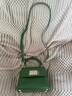 芙拉（FURLA）【禮物】【明星同款】1927牛皮迷你女士手提包單肩斜挎包 常青藤綠 MINI 曬單實(shí)拍圖