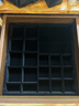 定制絨布首飾抽屜收納盤(pán)項鏈戒指手鐲珠寶盒衣帽間化妝臺首飾盤(pán) 黑色 曬單實(shí)拍圖
