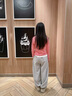 OVE童裝女童運(yùn)動(dòng)褲秋裝灰色褲子兒童束腳休閑長(zhǎng)褲女孩衛(wèi)褲潮 16417灰色運(yùn)動(dòng)褲 140 cm 曬單實(shí)拍圖