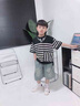G.DUCKKIDS男童夏裝牛仔短褲2024新款韓版兒童褲子痞帥男孩夏季薄款大童中褲 牛仔藍 150 曬單實(shí)拍圖