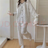 柔曼綺純棉月子服夏季產(chǎn)后喂奶產(chǎn)婦哺乳家居服孕婦睡衣女春秋孕期套裝 XSY-60007 XL(建議120-140斤左右) 曬單實(shí)拍圖