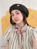 U&MUDI復古文藝棉麻絲巾百搭圍巾春夏護頸裝飾三角巾頭巾領巾女日韓系脖 復古米紅提花 雙面戴 曬單實拍圖