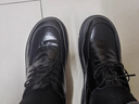 澳倫皮鞋男2025新款休閑真皮透氣圓頭厚底軟皮軟底男士商務(wù)英倫結(jié)婚鞋 黑色 41 曬單實(shí)拍圖