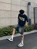 Lee男鞋新款撞色牛仔拼接休閑鞋時尚運動板鞋舒適透氣潮牌百搭鞋子男 曬單實拍圖