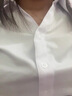 佐馬仕短袖襯衫女夏季純白免燙抗皺襯衫職業(yè)裝冰絲修身商務(wù)正裝襯衣女 DV2663V領(lǐng)白色斜紋 2XL /38（115-125斤） 曬單實(shí)拍圖