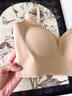 KJ粉底液內(nèi)衣女小胸聚攏收副乳隱形膚色不透夏薄款無(wú)痕美背文胸 淺膚色 細(xì)肩帶1cm 均碼 F1【85-130斤 70-80ABC】 曬單實(shí)拍圖