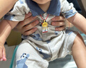 巴厘小豬嬰兒外出服夏季男寶短袖女寶薄款連體衣幼兒夏裝哈衣一歲寶寶衣服 飛行日記 73cm 曬單實(shí)拍圖