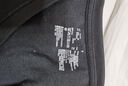 無印良品（MUJI）女式 雙股天竺編織法國袖T恤上衣打底衫內(nèi)搭女裝25年夏季BB2RPA5S 黑色 M (160/84A) 曬單實拍圖