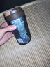 水宜生純鈦保溫杯男女士水杯鈦杯便攜隨行手提高檔2024新款吸管咖啡杯子 冰川藍420ml 曬單實(shí)拍圖