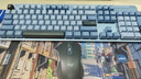 羅技（Logitech）優(yōu)選系列K865機械鍵盤 無線藍牙雙模鍵盤（K845升級款）104鍵全尺寸 游戲商務辦公鍵盤鼠標套裝 K865霧靄藍+M750 L黑色 曬單實拍圖