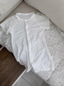 貝瑞加（Babyprints）嬰兒連體衣2件夏季短袖嬰兒衣服新生兒純棉哈衣輕薄爬服 白藍59 曬單實拍圖