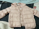 巴拉巴拉（BALABALA）童裝兒童羽絨服兩件套男童女童寶寶冬裝連帽外套 紅白色調(diào)00361 120 充絨量40g 曬單實(shí)拍圖