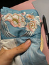 卡輯漢服女中國(guó)風(fēng)仙氣晉制刺繡交領(lǐng)齊腰襦裙古風(fēng)成人學(xué)生 【鶴云歸】藍(lán)色三件套 L 曬單實(shí)拍圖