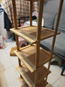 全品屋楠竹鞋架簡易門口入戶柜多層家用宿舍小置物架子收納多功能儲(chǔ)物盒 曬單實(shí)拍圖