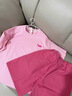 迪士尼（Disney）t恤兒童套裝夏季2025新款女童短袖上衣夏裝大童女孩短褲童裝衣服 粉色上衣 150 cm 曬單實(shí)拍圖