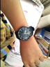 斯沃琪（Swatch）瑞士手表 黑藍輕舟 三眼計時(shí)畢業(yè)禮物考試表石英時(shí)尚腕表 SUSB406 曬單實(shí)拍圖