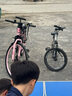 云宵山地自行車(chē)學(xué)生女山地車(chē)公路賽車(chē)騎行變速女士越野中學(xué)生代步單車(chē) 【瑚云粉】減震-鋼架輻條輪 26寸21速（160-180cm） 曬單實(shí)拍圖