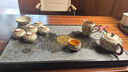 兮元記青花汝窯茶具套裝整套家用高檔泡茶壺茶杯茶盤畢業(yè)送老師長(zhǎng)輩禮物 繁花米黃汝窯9頭大西施壺禮盒裝 實(shí)用生日新婚喬遷之喜搬家禮物 曬單實(shí)拍圖