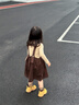 奧康童鞋女童馬丁靴2025秋冬季新款時尚英倫風(fēng)女孩短靴戶外兒童大黃靴 曬單實拍圖