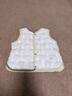 高梵兒童羽絨服黑金5.0鵝絨服男女童寶寶保暖輕薄羽絨馬甲可收納內膽 YT乳酪白 90 (充絨量18g) 曬單實拍圖