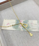 老廟銀鍍金葫蘆項鏈女2025新款輕奢小眾925福祿鎖骨鏈送女友生日禮物 【京倉發(fā)貨】金葫蘆福祿雙全項鏈 曬單實拍圖