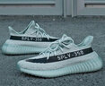 阿迪達(dá)斯Yeezy350灰湖綠夏日透氣椰子男女休閑鞋HQ2060 UK9.544 曬單實(shí)拍圖