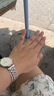 周六福碎碎冰足金999黃金戒指女七夕生日禮物計價A0113002 16號 約3.97g 曬單實拍圖
