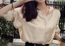 卡吉蘭娜新款連衣裙女春秋法式輕奢風(fēng)氣質(zhì)小個(gè)子收腰顯瘦通勤職業(yè)套裝裙子 香檳襯衫+卡其裙 M 曬單實(shí)拍圖