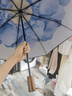蕉下（beneunder）太陽(yáng)傘防紫外線夏季遮陽(yáng)傘晴雨兩用傘雙層三折防曬傘防曬小黑傘 【經(jīng)典大花】藍(lán)鈴 曬單實(shí)拍圖