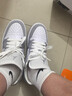 耐克（NIKE）Jordan耐克喬丹AJ1板鞋女子運(yùn)動(dòng)鞋秋季刺繡低幫緩震輕便DC0774 105白色/狼灰/鋁藍(lán) 39 曬單實(shí)拍圖