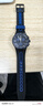 斯沃琪Swatch瑞士手表 黑藍(lán)輕舟 三眼計時七夕禮物石英時尚腕表 黑色 42mm 曬單實拍圖