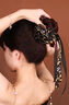 兩世歡網(wǎng)紅碎花蝴蝶結(jié)彈簧發(fā)夾女后腦勺布藝頭飾大號飄帶發(fā)卡頭繩發(fā)飾女 碎花蝴蝶結(jié)馬尾抓夾 曬單實拍圖