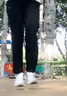 李寧速干褲女夏季梭織冰絲薄款寬松束腳長(cháng)褲運動(dòng)休閑直筒2024運動(dòng)褲子 黑色-直筒【尺碼偏大要拍小碼】 S （適合90-110斤） 曬單實(shí)拍圖