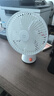 米家 小米桌面小風(fēng)扇 臺式手持迷你便攜充電風(fēng)扇小型 戶外露營宿舍辦公室家用 7羽葉大風(fēng)量 曬單實(shí)拍圖