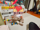 babylove嬰兒褲子夏季純棉條紋寶寶七分闊腿褲輕薄透氣休閑哈倫褲 棕條紋 90 曬單實(shí)拍圖