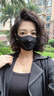 特步（XTEP）防曬口罩男女防曬面罩冰絲防紫外線護臉基尼高顏值騎行面罩高級黑 曬單實拍圖