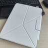 PITAKA可適用蘋果iPadPro保護(hù)套2022-18款iPadAir7/6/5雙面夾磁吸輕薄全包防彎防摔殼皮套支架11英寸白色 曬單實(shí)拍圖