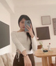 聚利時(shí)（Julius）女表方形小方糖小巧手表女2025新款小表盤女士學(xué)生防水石英表 高級咖【送原裝備用表帶】 曬單實(shí)拍圖