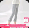 笛莎（DEESHA）笛莎童裝女童休閑褲2024夏季女童腳口花邊喇叭打底褲 曬單實(shí)拍圖