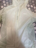 探路者防曬衣服戶外輕薄透氣皮膚衣外套原紗防曬釣魚服 女絨布綠 L 曬單實(shí)拍圖