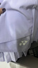 YONEX尤尼克斯網(wǎng)羽短裙女速干透氣yy百褶裙運(yùn)動(dòng)半身裙羽毛球服 220113 白色 XL 曬單實(shí)拍圖