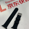 多比獸通用側(cè)滑款兒童智能電話手表硅膠手表帶短款針扣男女童35mm寬華強(qiáng)北腕帶兒童電話手表表帶 經(jīng)典黑【金屬扣】 (表帶接口3.5CM寬)通用 曬單實(shí)拍圖